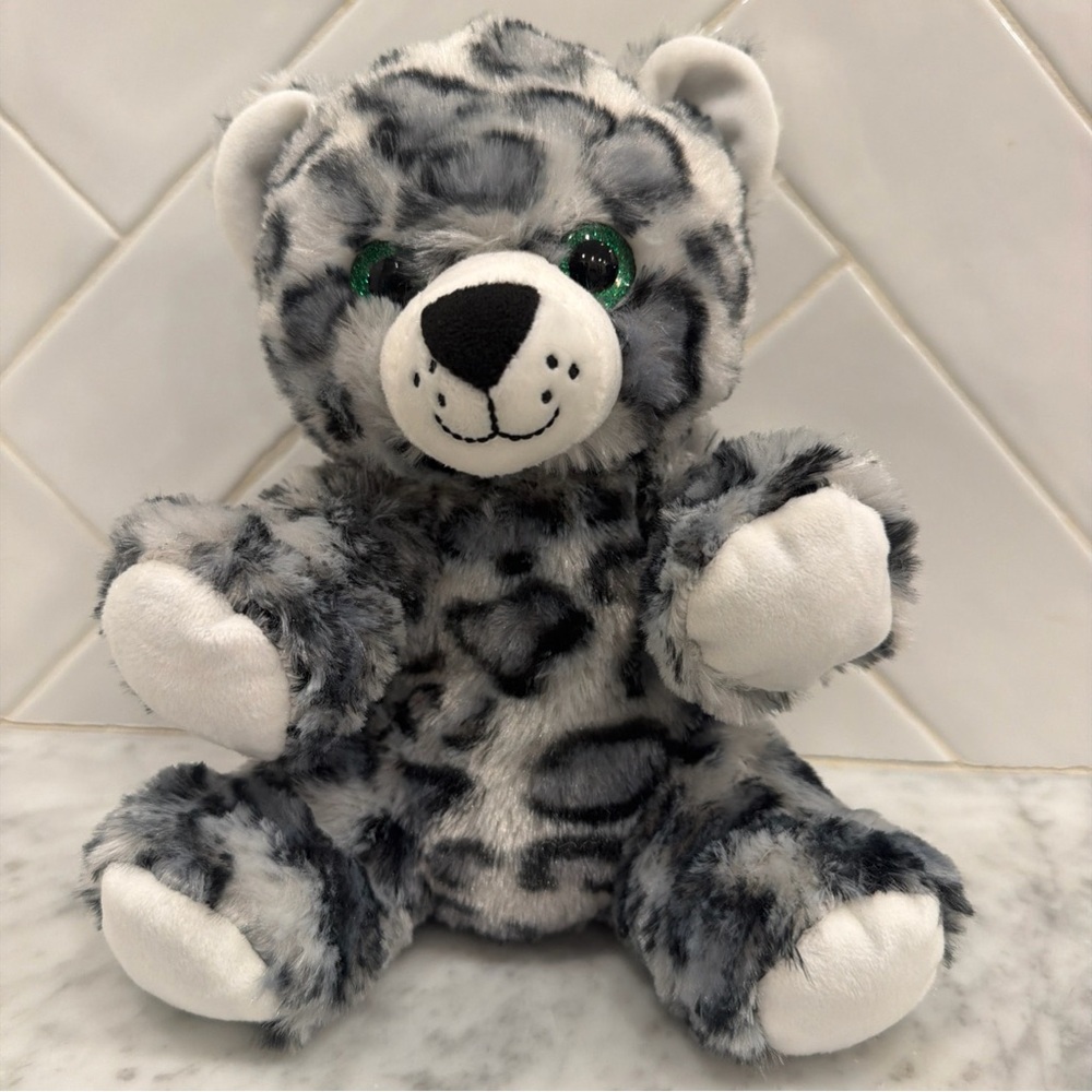 The Bear Factory “Lyra” the Snow Leopard Plush Teddy Bear